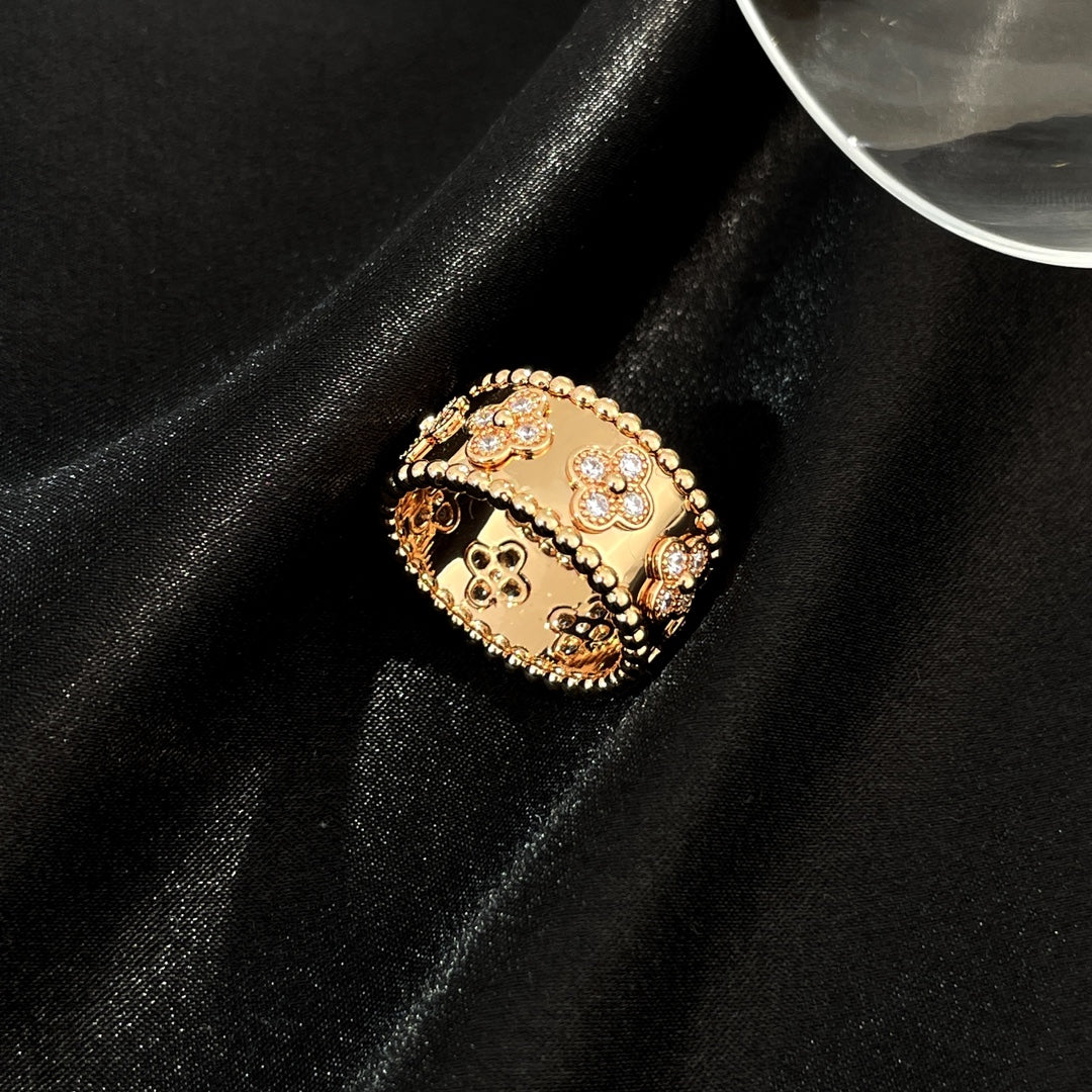 [Baslove]PERLEE ダイヤモンド ラージリング