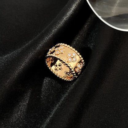 [Baslove]PERLEE ダイヤモンド ラージリング