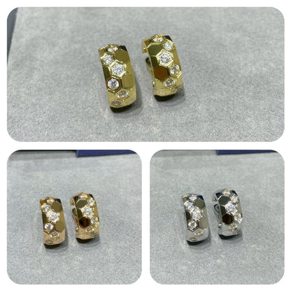 [Violet JW]BEE LOVE DIAMOND HOOP EARRINGS