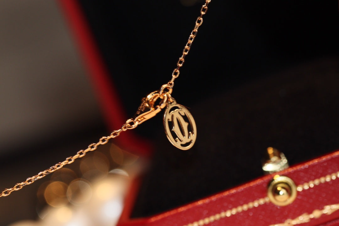 [Baslove]ダムール ダイヤモンドネックレス