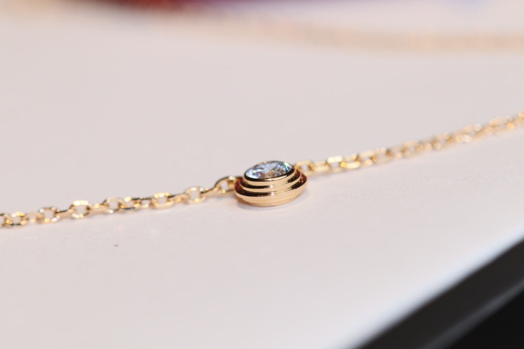 [Baslove]ダムール ダイヤモンドネックレス