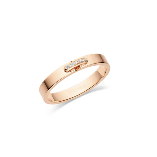 [Baslove]ALLIANCE LIENS VIDENCE DIAMANT 3MM RING