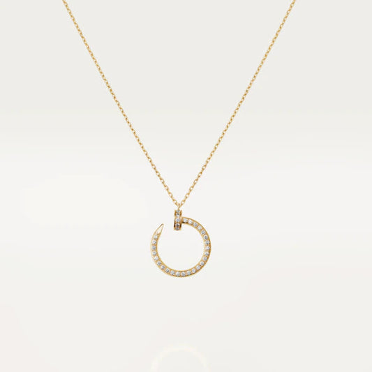[Violet JW]JUSTE NECKLACE GOLD DIAMONDS