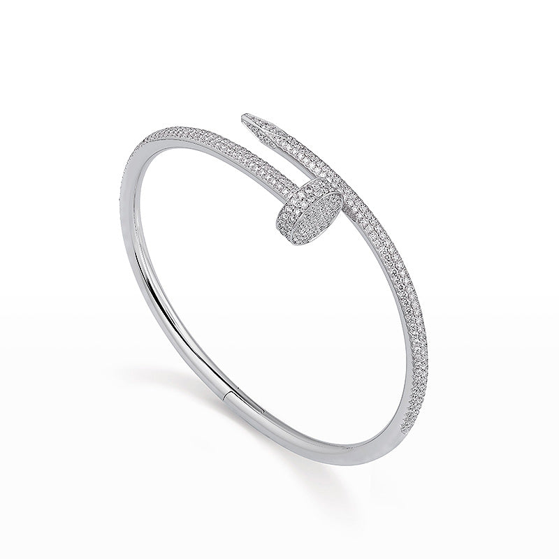 [Baslove]JUSTE ARMBAND 3,5 MM ALLE DIAMANTEN