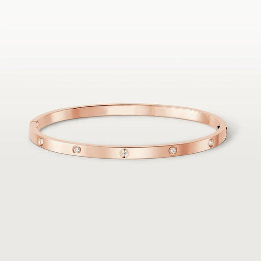 [Baslove] LIEBE ARMBAND 3,65 MM 10 DIAMANTEN
