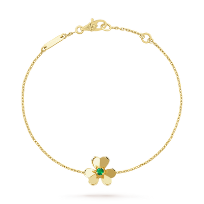 [Baslove]FRIVOLE GOLD BLUME ROSA MALACHIT ARMBAND