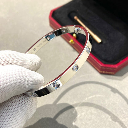 [Violet JW]LOVE BRACELET 6.1MM 10 DIAMONDS