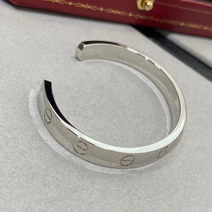 [Violet JW]LOVE BRACELET 6.1MM 1 DIAMOND OPEN CUFF