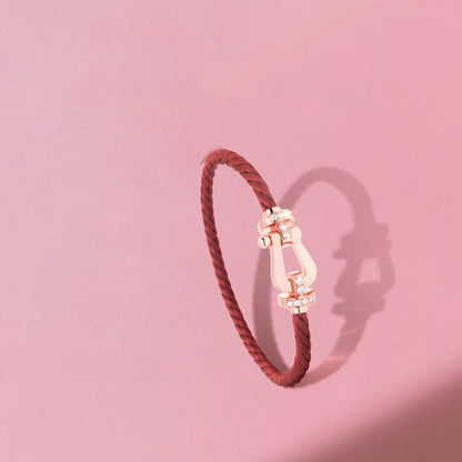 [Baslove]FORCE 10 ハーフダイヤモンド ピンクゴールド レッド コーデリ ラージ＆ミディアムモデル