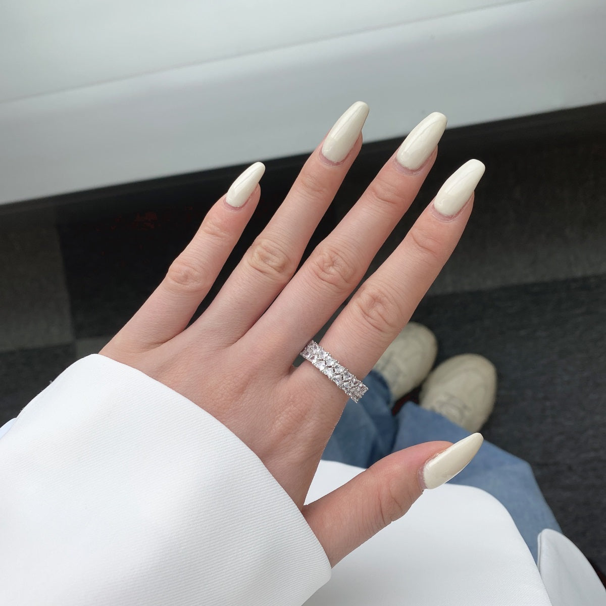 [Baslove]スパークリングフルハートリング