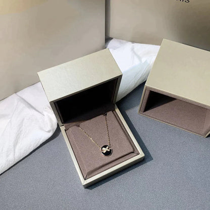 [Violet JW]JEUX DE ROSE GOLD DIAMOND NECKLACE