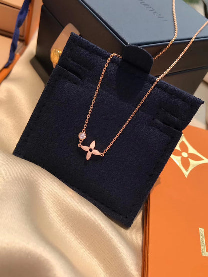 [Violet JW]BLOSSOM PENDANT PINK GOLD AND DIAMOND