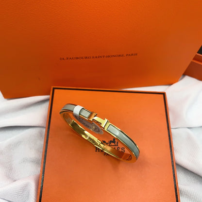 [Violet JW]CLASSIC HM CLIC GREEN 8MM ENAMEL BRACELET