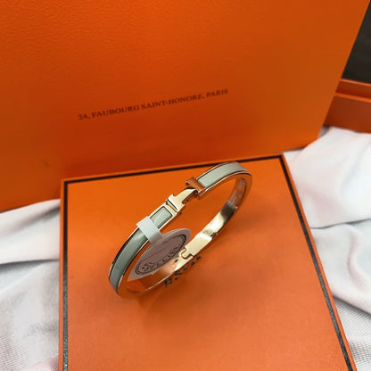 [Violet JW]CLASSIC HM CLIC GREEN 8MM ENAMEL BRACELET