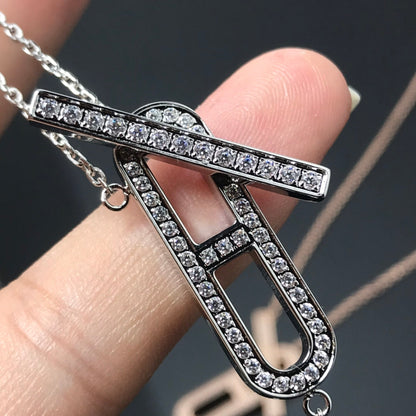 [Violet JW]HM NECKLACE PLATINUM ROSE GOLD DIAMOND