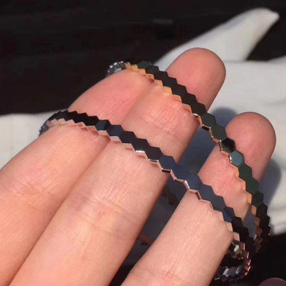 [Baslove]Silberarmband mit Bienenliebe