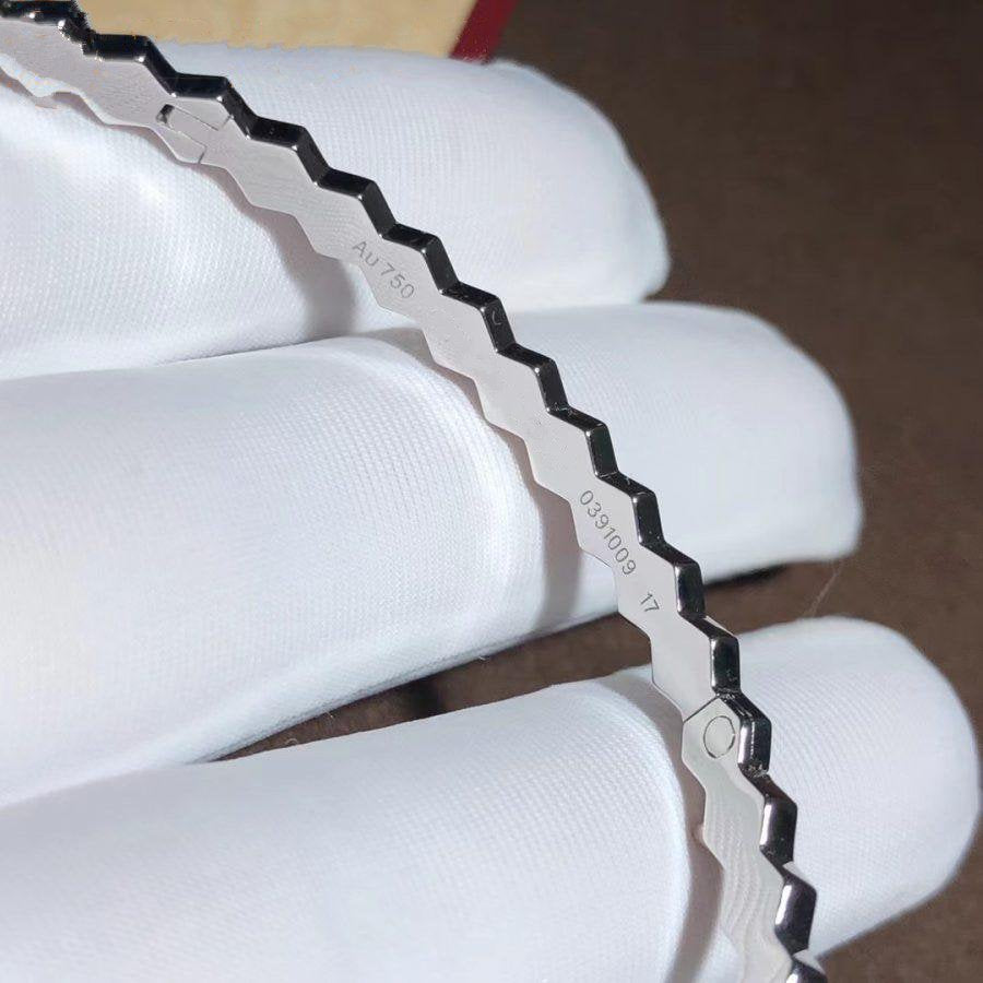 [Baslove]ビーラブ シルバー ダイヤモンド ブレスレット