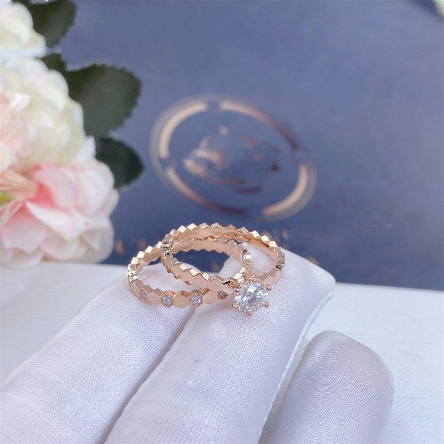 [Baslove] BIENENLIEBE RING ROSA GOLD DIAMANT