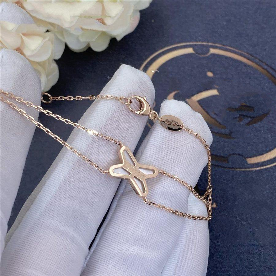 [Baslove]JEUX ARMBAND WEISSES MOP ROSA GOLD 1 DIAMANT