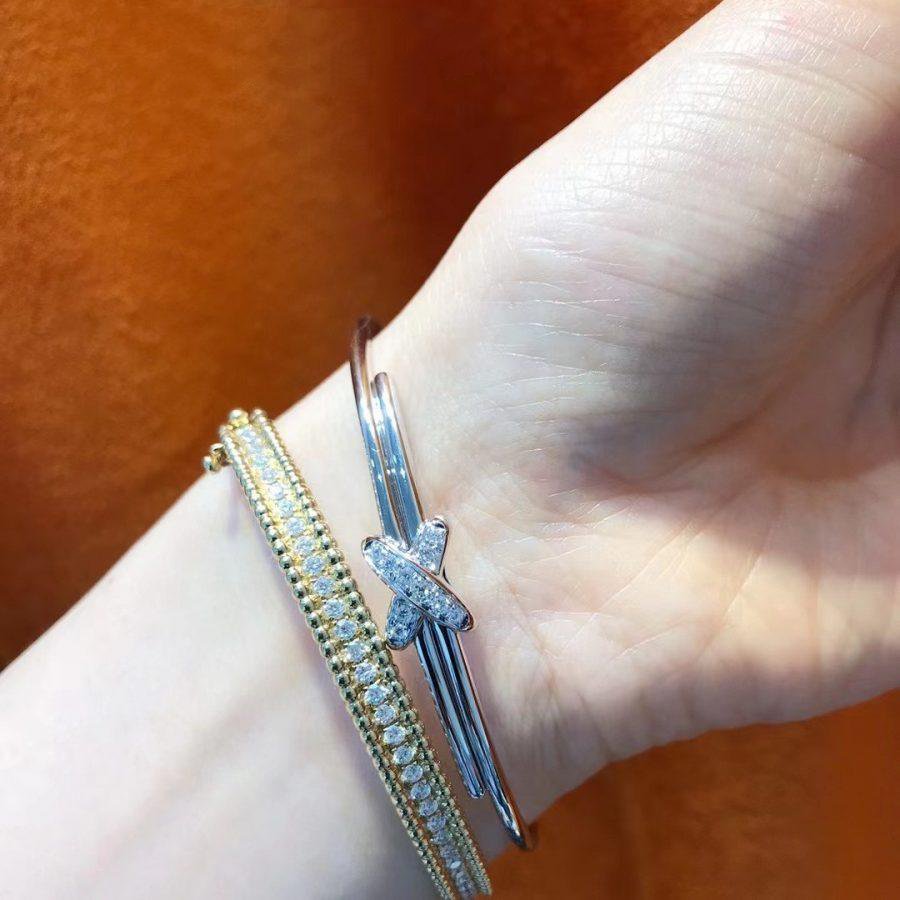 [バスラブ]JEUX DE ブレスレット シルバー ダイヤモンド