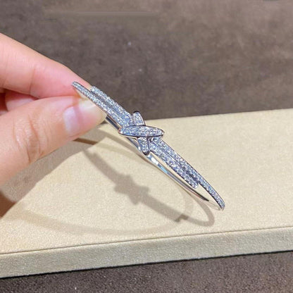 [バスラブ]JEUX DE ブレスレット ダイヤモンド シルバー