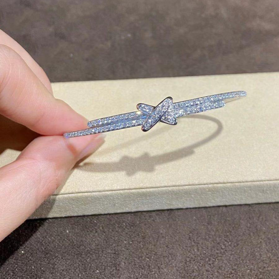 [バスラブ]JEUX DE ブレスレット ダイヤモンド シルバー