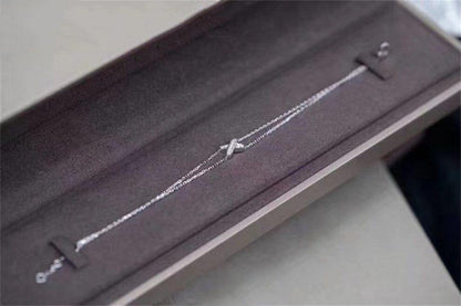 [Baslove]JEUX ブレスレット シルバー ダイヤモンド