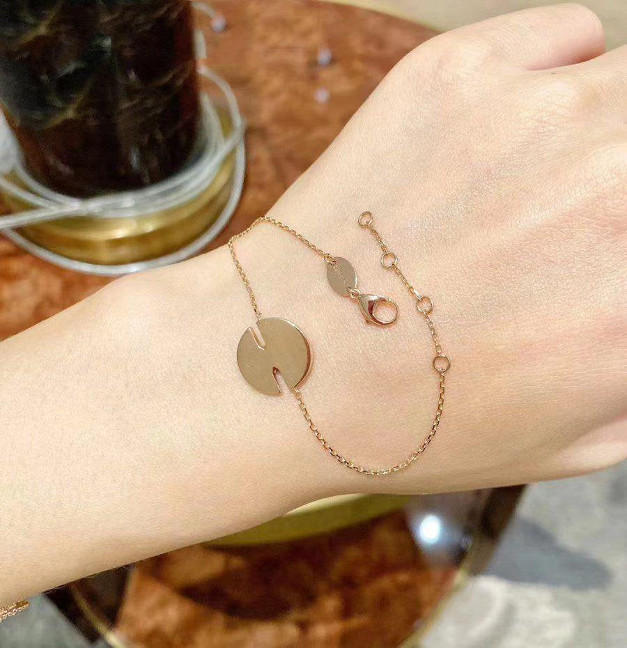 [Baslove]JEUX DE BRACELET MOP ROSA GOLD DIAMANTEN