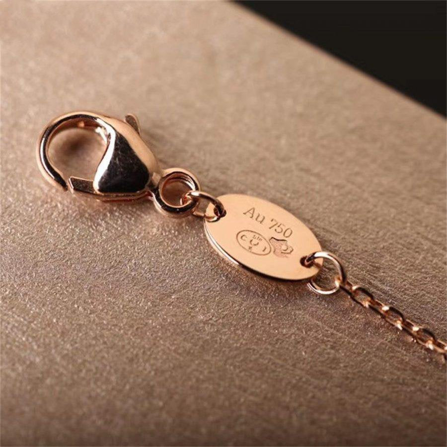 [Baslove]Ring in Form eines vierblättrigen Kleeblatts mit hohlem Design