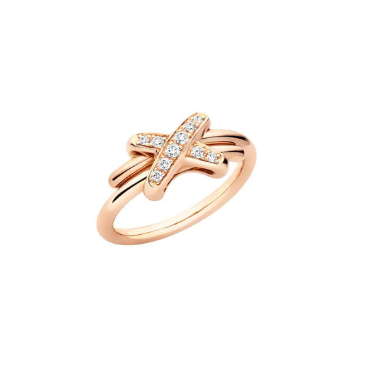 [Baslove]JEUX DE ROSA GOLD DIAMANTRING