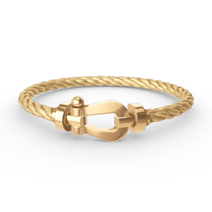 [Violet JW]FORCE LARGE HORSESHOE NO DIAMOND BRACELET GOLD