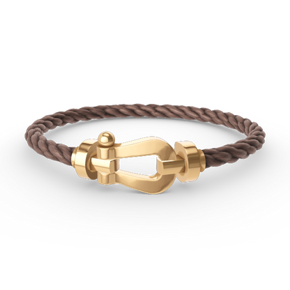 [Violet JW]FORCE LARGE HORSESHOE NO DIAMOND BRACELET GOLD
