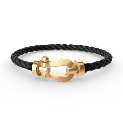 [Violet JW]FORCE LARGE HORSESHOE NO DIAMOND BRACELET GOLD