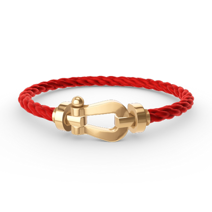 [Violet JW]FORCE LARGE HORSESHOE NO DIAMOND BRACELET GOLD