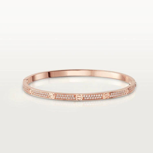 [Baslove] LIEBE ARMBAND 3,65 MM MIT DIAMANTEN