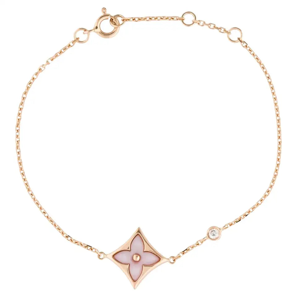 [Violet JW]STAR 1 DIAMOND PINK GOLD BRACELET