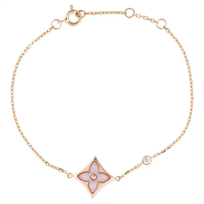[Violet JW]STAR 1 DIAMOND PINK GOLD BRACELET