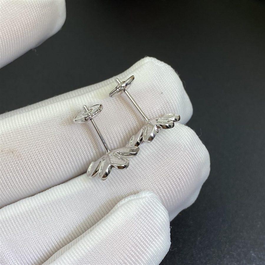 [Baslove]FRIVOLE MINI SILBERNE BLUMENOHRRINGE