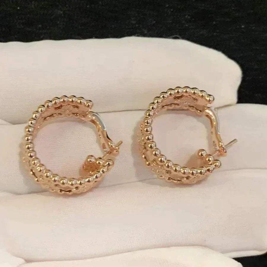 [Baslove]PERLEE DIAMANT-OHRRINGE