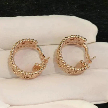 [Baslove]PERLEE DIAMANT-OHRRINGE