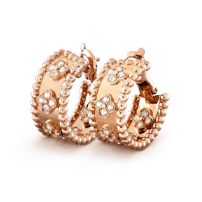 [Baslove]PERLEE DIAMANT-OHRRINGE