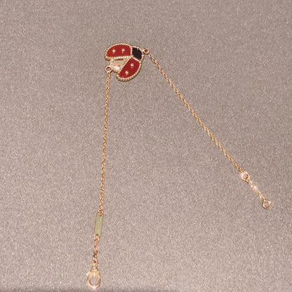 [Baslove]ラッキースプリング 1モチーフ ピンクゴールドブレスレット