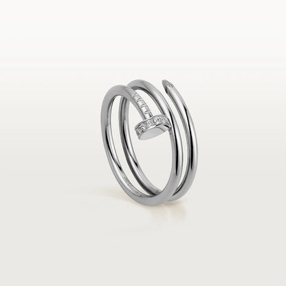 [Baslove]JUSTE RING 1,8 MM SILBER DOPPELREIHE 
